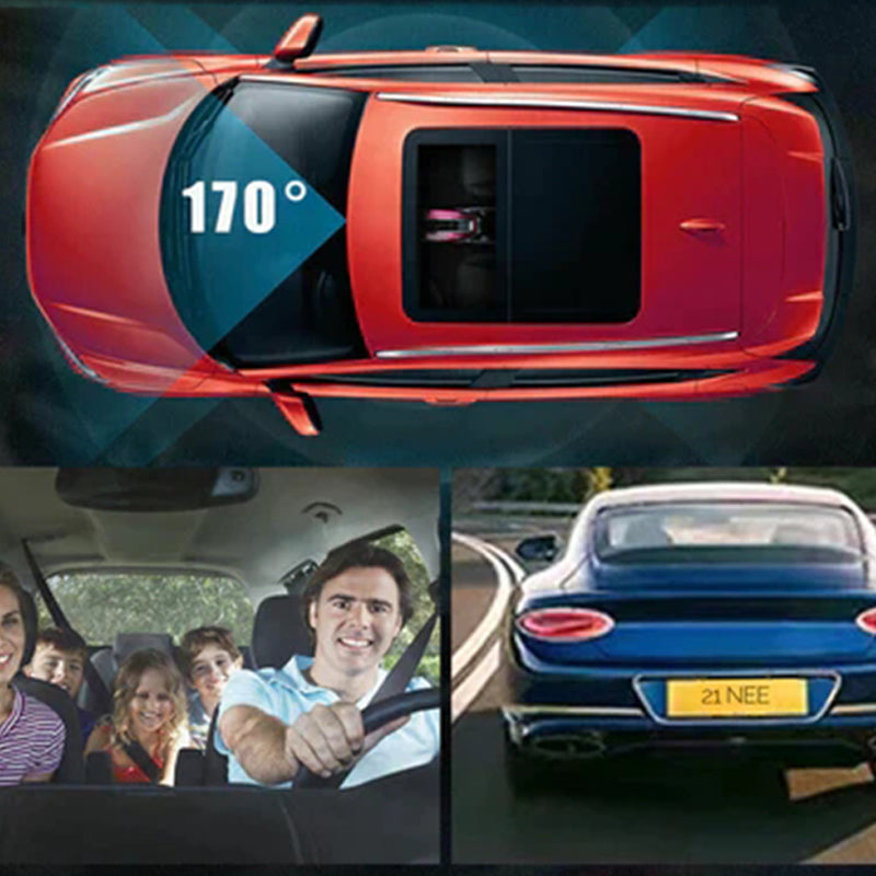 đđčBilkamera med 170° vidvinkel och 1080p dubbellins