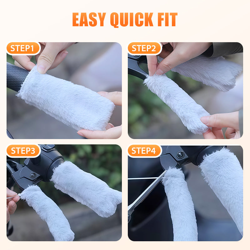 đ„Sista dagen av den tidsbegrĂ€nsade 50 %-rea!đ„Varma, fluffiga handtag- och bromshandtagsskydd