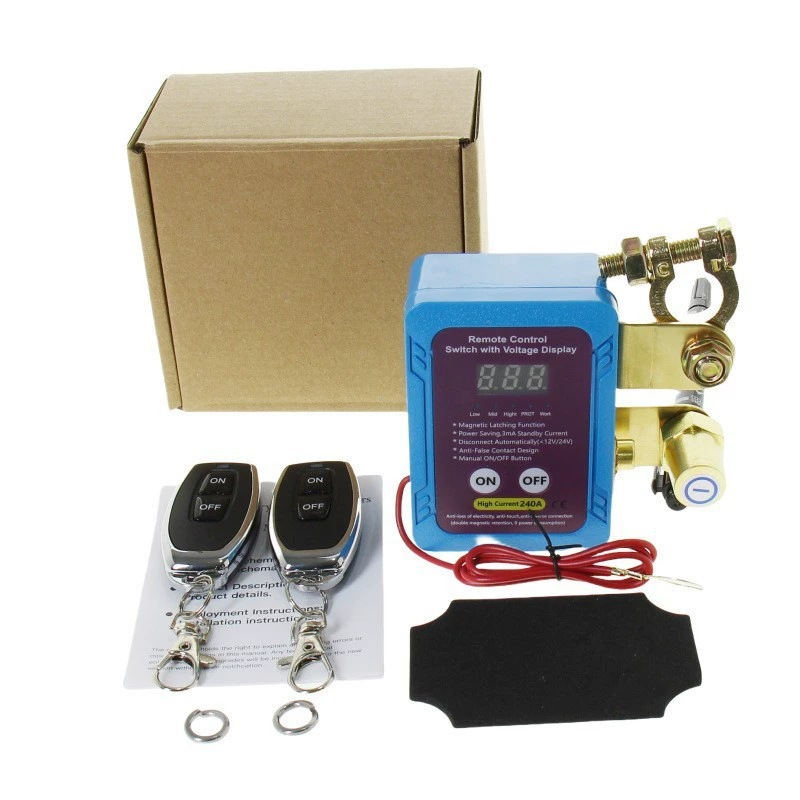 ⚡Fjärrstyrd Strömbrytare för Bilbatteri