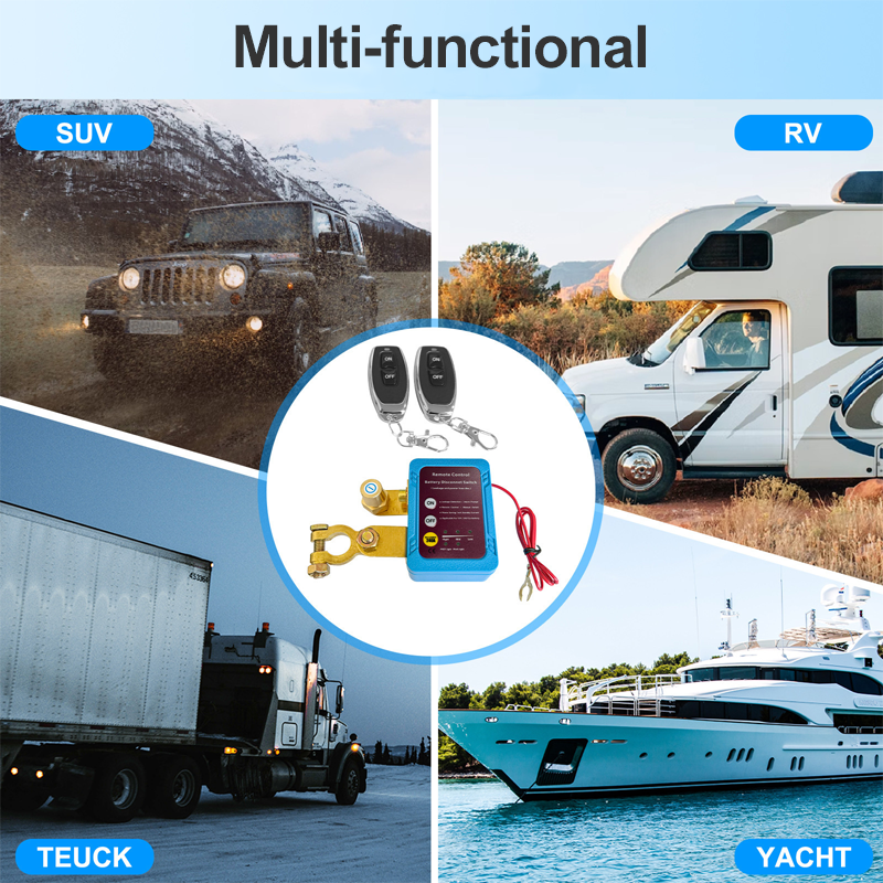 ⚡Fjärrstyrd Strömbrytare för Bilbatteri