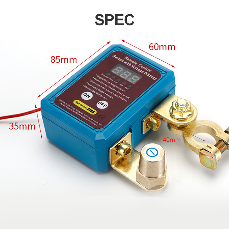 ⚡Fjärrstyrd Strömbrytare för Bilbatteri