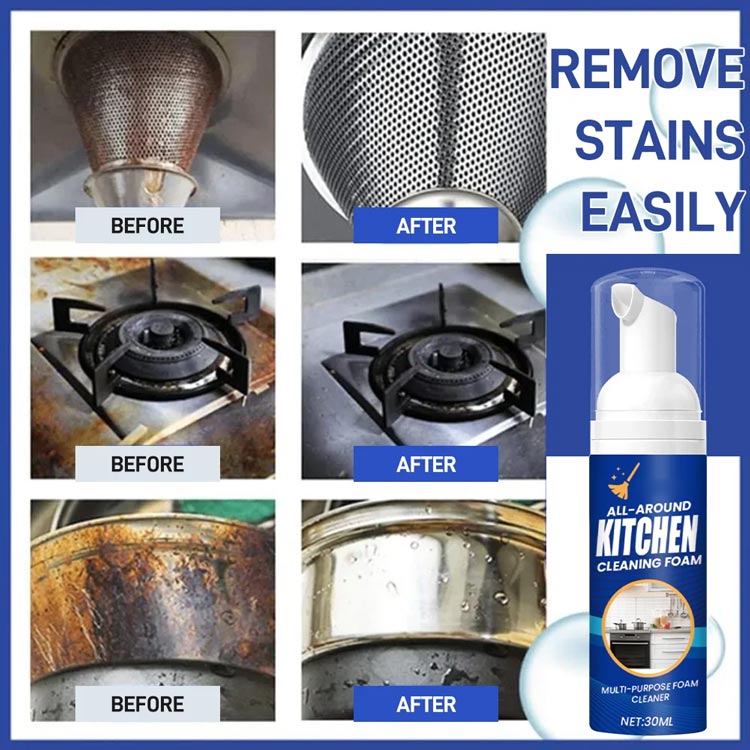 Köksrengöringsskum (Sista 3 dagarna Köp 1 Få 1 Gratis 50% rabatt (pris))