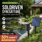 ☀️ Solcellsdriven dammluftare med inbyggd luftpump🐟