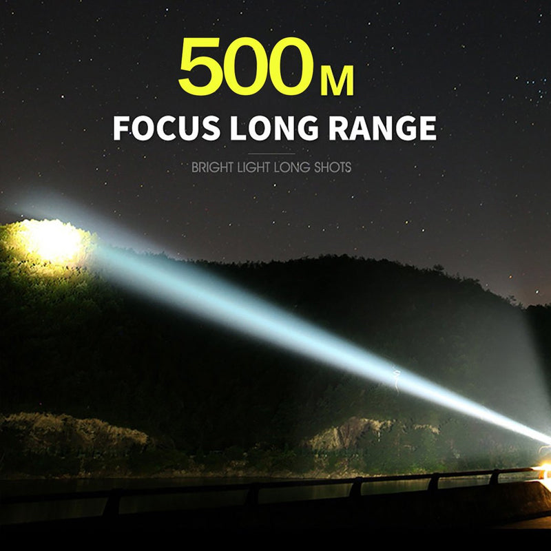 XHP50 Vattentät laser militär ficklampa