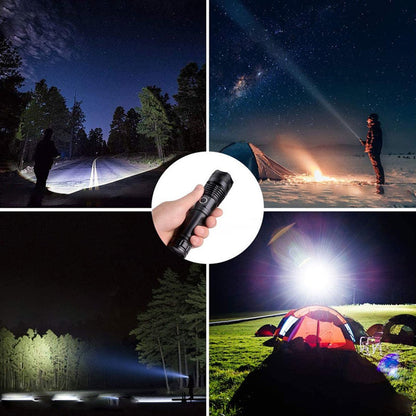 XHP50 Vattentät laser militär ficklampa