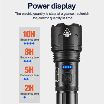XHP50 Vattentät laser militär ficklampa
