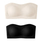 💞Bandeau-BH för kvinnor, push-up-modell, med bra stöd, vadderad, halksäker, trådlös, sömlös och bekväm