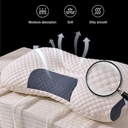 💥Nyårsrea 50% rabatt💥Antibakteriell nackstöd sömnhjälp massage kudde