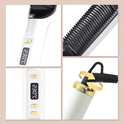 ✨2025 Pro Steam Straightener Brush-Ultimat återfuktning av håret och 3X snabbare uträtning