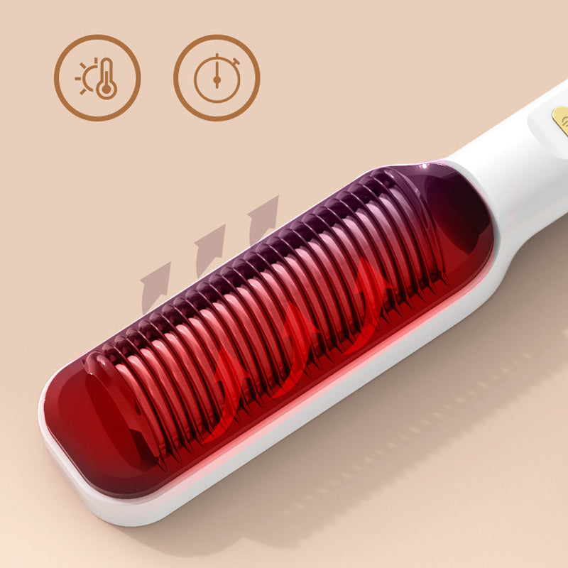 ✨2025 Pro Steam Straightener Brush-Ultimat återfuktning av håret och 3X snabbare uträtning