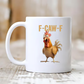 🏆55% rabatt💥F-Caw-F Rolig kycklingmugg