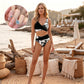 🌊50 % rabatt👙Bikiniset för damer med blommönster och hög midja