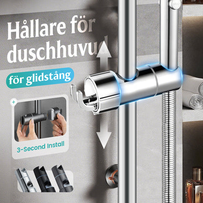 🚿 KÖP 2 FÅ 1 GRATIS! 🎁 Duschhållare utan Borrning – Omedelbar Installation, Extremt Stabil & Universell Passform 🛁