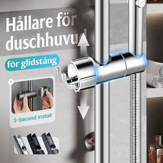 🚿 KÖP 2 FÅ 1 GRATIS! 🎁 Duschhållare utan Borrning – Omedelbar Installation, Extremt Stabil & Universell Passform 🛁