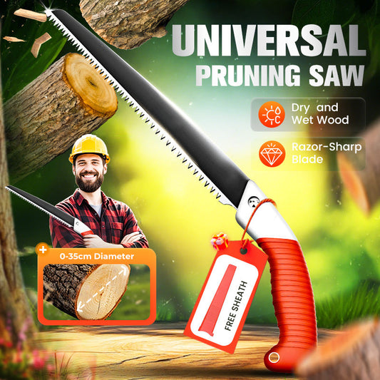 🔥2026 Bästsäljare🌲Lätt och vass universalbeskärningssåg med slida