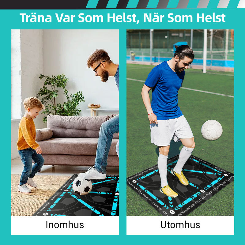 ⚽Fotbollsträningsmatta för alla nivåer Halkfri och tyst