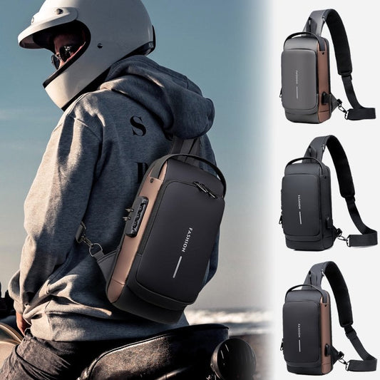 🎒 50 % RABATT! 🔥 Sportväska med USB-laddningsport – stöldskyddad, praktisk & lätt – perfekt för resor, pendling & friluftsliv ⚡