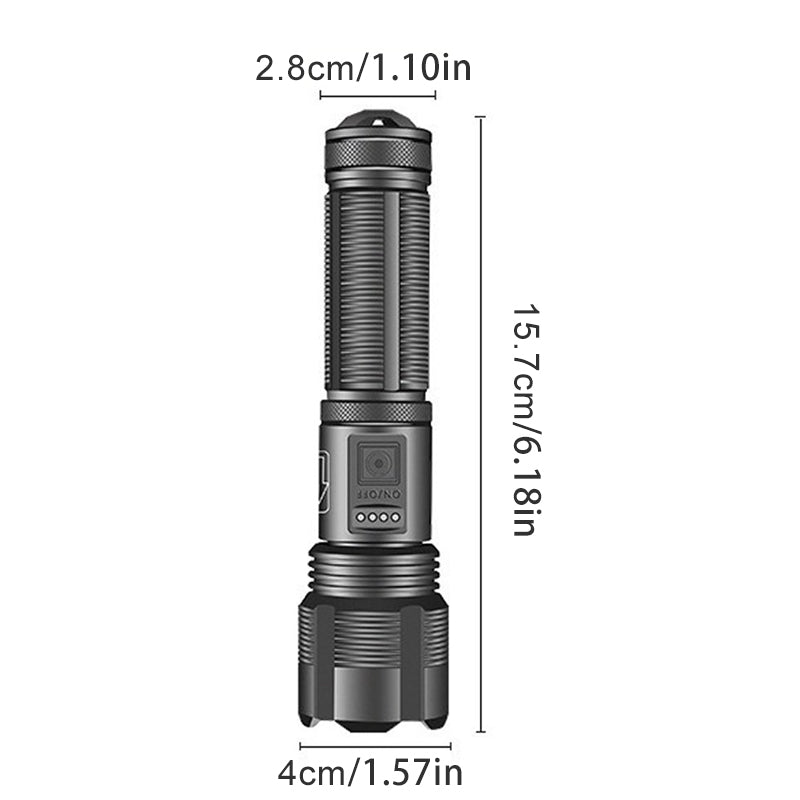 XHP50 Vattentät laser militär ficklampa