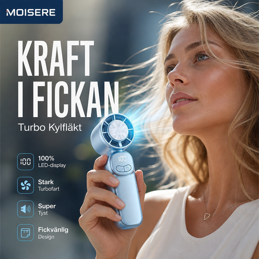 🌬️✨ 50% RABATT! Bärbar Mini Handhållen Fäkt med Precis Hastighetskontroll, LED-Display, Kompakt Design och Lång Batteritid – Perfekt för Resor, Sommar, Konserter och Pendling.