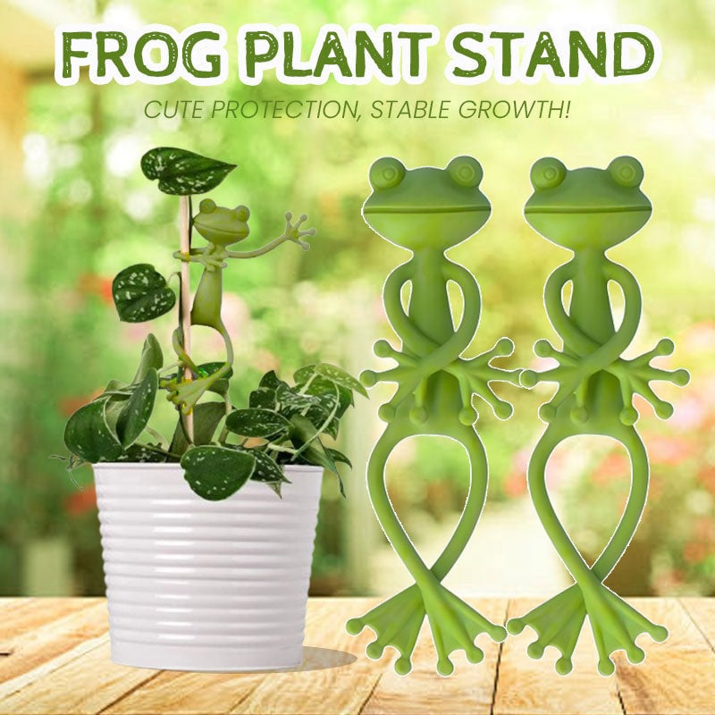 🐸Groda blomställ – Sött och stabilt stöd för små krukväxter och suckulenter🌿