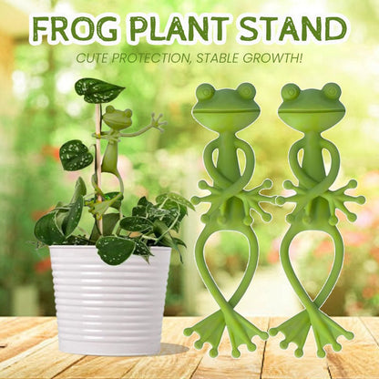 🐸Groda blomställ – Sött och stabilt stöd för små krukväxter och suckulenter🌿