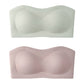 💞Bandeau-BH för kvinnor, push-up-modell, med bra stöd, vadderad, halksäker, trådlös, sömlös och bekväm