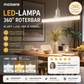 E27 LED Rektangulärt Kristallljus