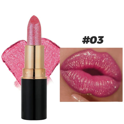 💥KÖP 1 FÅ 1 GRATIS💥🔥Läppglans Diamant Vattenfast Glitterläppstift🔥