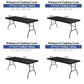 🔥🎁Nyhet 28% RABATT🔥Paket stretchtyg bordsskydd, passar 4 ft / 6 ft / 8 ft bord