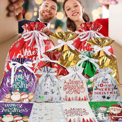 🔥Köp 2 få 1 gratis🎅🎁Världens bästa julklappspåse med dragsko