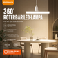 E27 LED Rektangulärt Kristallljus