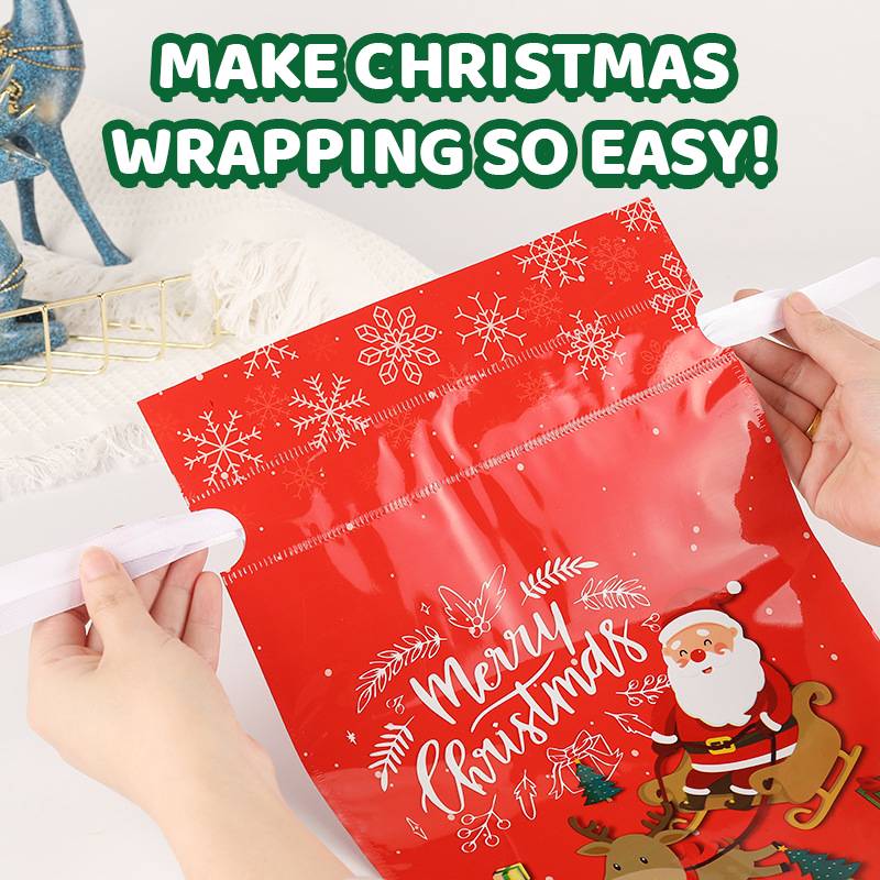 🔥Köp 2 få 1 gratis🎅🎁Världens bästa julklappspåse med dragsko