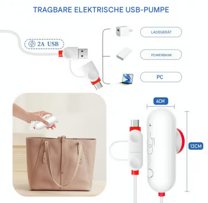 ⏰2025 Ny begränsad tid 50 % rabatt🔥6-pack USB elektriska vakuumkompressionspåsar - spara utrymme och reseljus!