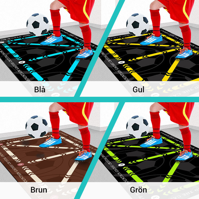 ⚽Fotbollsträningsmatta för alla nivåer Halkfri och tyst