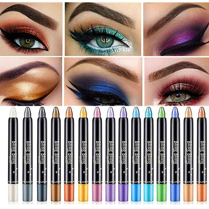 🔥Highlighter ögonskuggspenna Vattenfast glitterögonskugga Eyeliner Penna