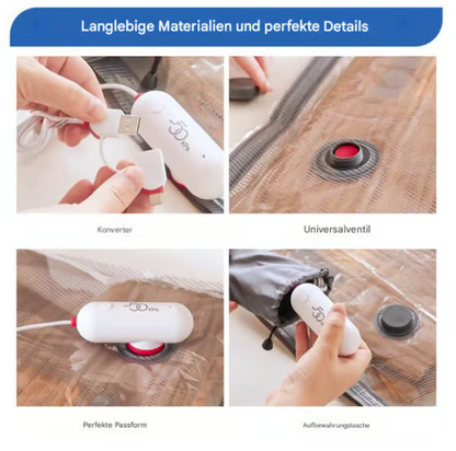 ⏰2025 Ny begränsad tid 50 % rabatt🔥6-pack USB elektriska vakuumkompressionspåsar - spara utrymme och reseljus!