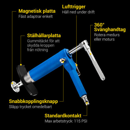 ✈️Fri frakt 🔥24 st pneumatiska bromsokskompressionsverktyg🧰（50 % rabatt）