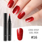 💅 KÖP 1 FÅ 1 GRATIS! 🎨 One Step Nagelgelpenna – 18 Färger & Gratis Mini-UV-lampa – Perfekt för Salongskvalitet Hemma – Enkel & Snabb 💡