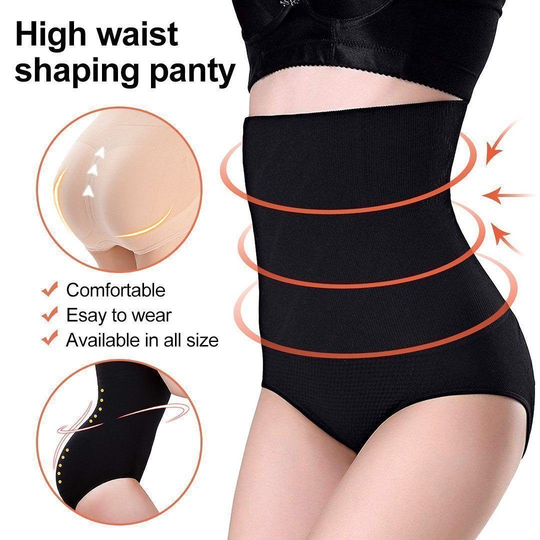 🔥🔥Högmidjade Shapewear Trosor för Hela Dagen