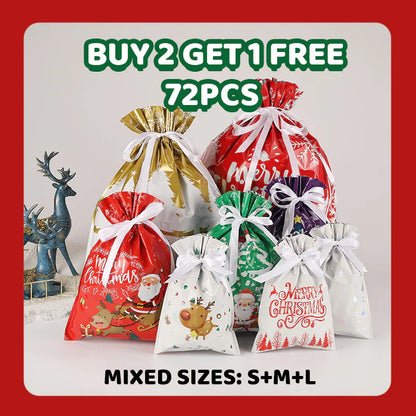 🔥Köp 2 få 1 gratis🎅🎁Världens bästa julklappspåse med dragsko