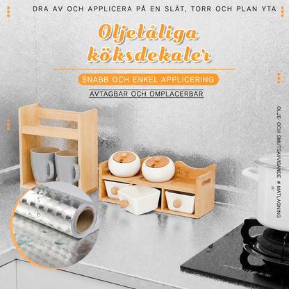 🛡️ 29% RABATT NU! 🍳 Självhäftande Skyddsfolie för Kök – Klipp till Valfri Storlek – Olje- & Vattentät – Perfekt för Skåp, Hyllor & Bänkskivor 🏠