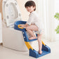🚽50% RABATT⏰ Toalettsits för småbarn med halkskyddad stege, säker och bekväm för barns toalettträning