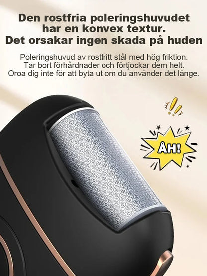 Elektriska förhårdning borttagare för fot