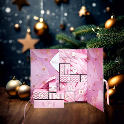 🎁 24 dagar med överraskningar — Rosa marmoradventkalender 202