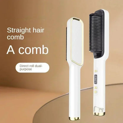 ✨2025 Pro Steam Straightener Brush-Ultimat återfuktning av håret och 3X snabbare uträtning