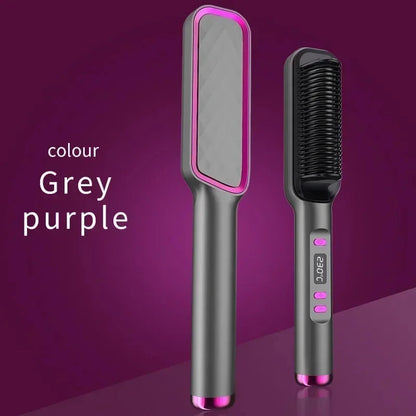 ✨2025 Pro Steam Straightener Brush-Ultimat återfuktning av håret och 3X snabbare uträtning