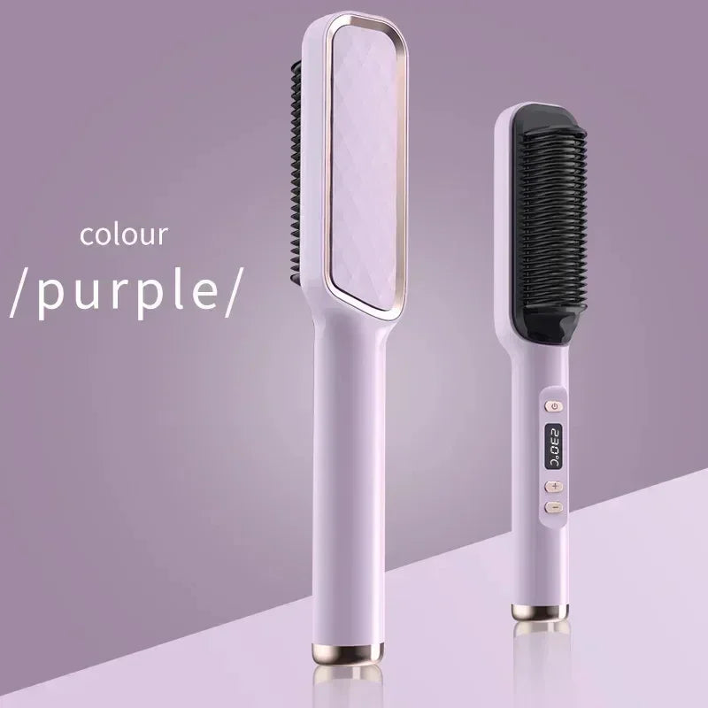 ✨2025 Pro Steam Straightener Brush-Ultimat återfuktning av håret och 3X snabbare uträtning