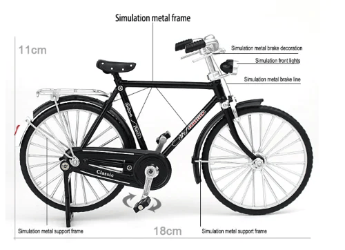 🎁Stor försäljning 2024🎁💥DIY cykel modell🚲