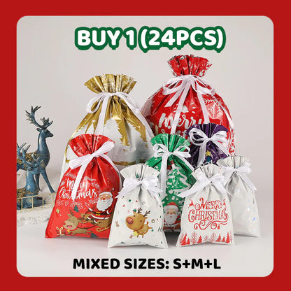🔥Köp 2 få 1 gratis🎅🎁Världens bästa julklappspåse med dragsko