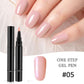 💅 ✨ One Step Nagel Gel Penna 🎨 Gratis Handhållen Mini UV-Nagellampa 💡